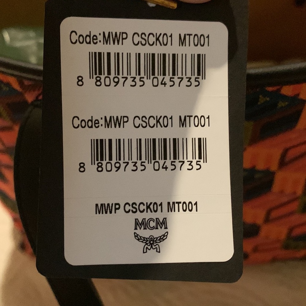 MCM jacquard shopper tote NWT - Picture 12 of 17